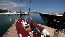 MALIZIA -  Tender on foredeck
